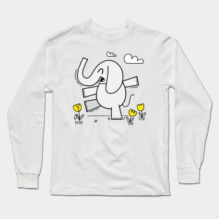 Dancing with the Flowers. Long Sleeve T-Shirt